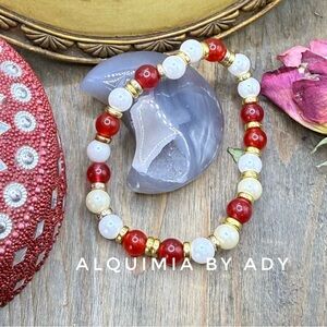 UNTREATED RUBY + A CLASSIC BRACELET